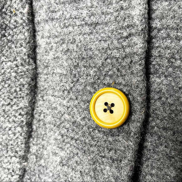 Gudrun Sjödén Felted 100% Wool Long Collar Jacket Coat Lagenlook - Picture 5 of 12